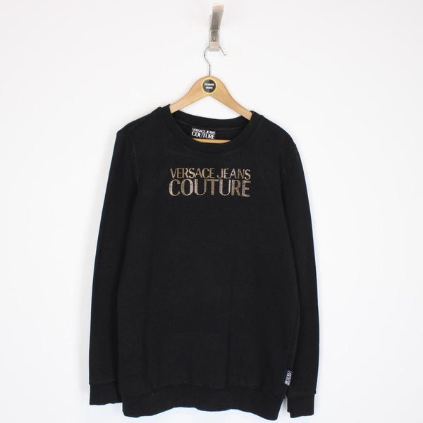 Versace Jeans Diamante Logo Sweatshirt XS