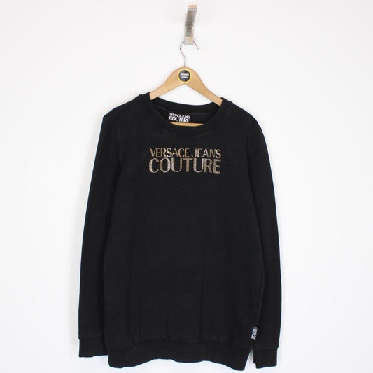 Versace Jeans Diamante Logo Sweatshirt XS