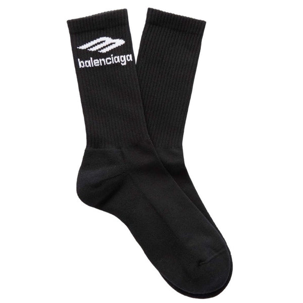 Balenciaga Logo Jacquard 3B Socks