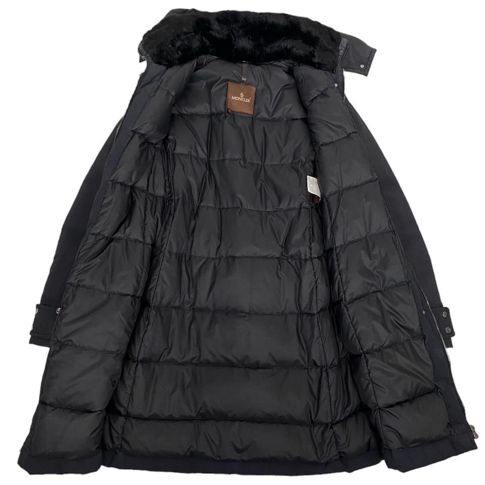 Vintage Moncler Long Down Coat Medium
