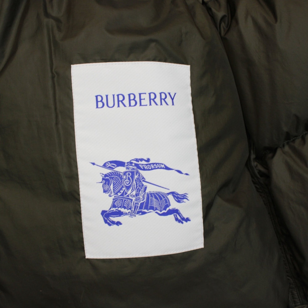 Burberry 'Haworth' Mid Length Down Jacket Medium