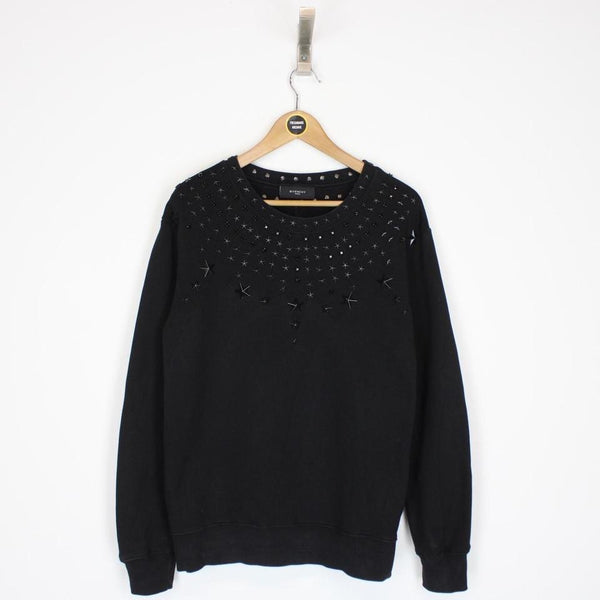 Givenchy Paris Metal Star Sweatshirt Medium