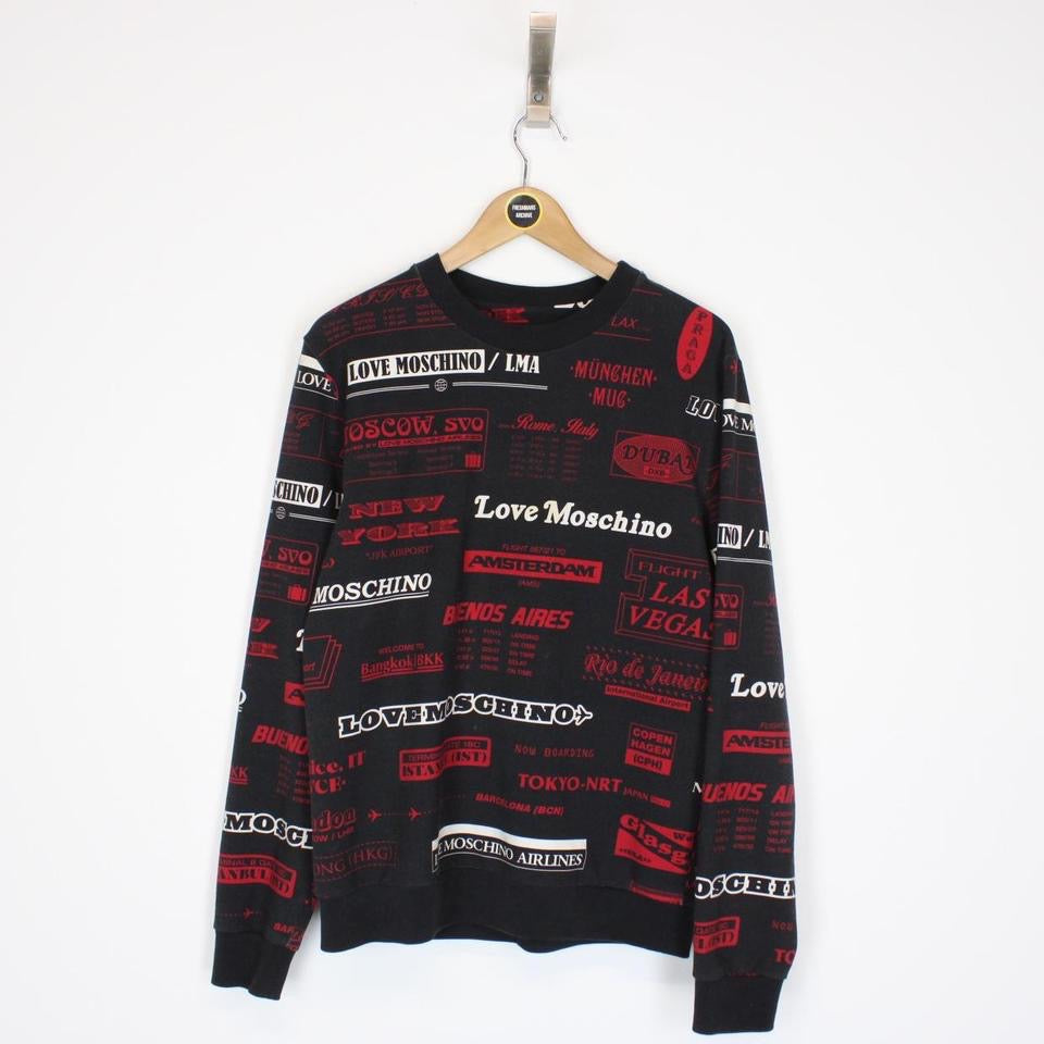 Mens love moschino sweatshirt outlet