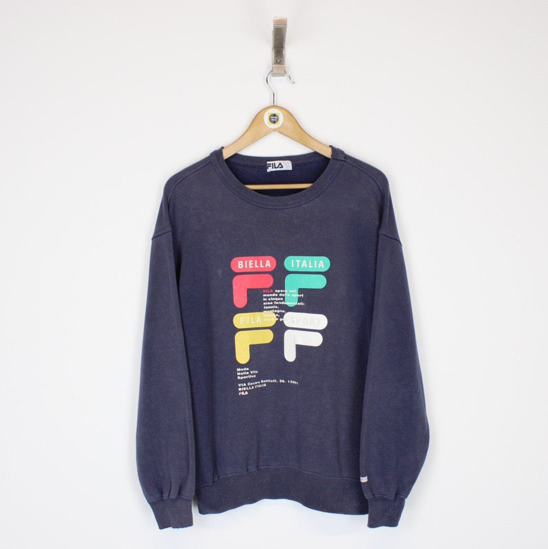 Vintage Fila Sweatshirt Medium