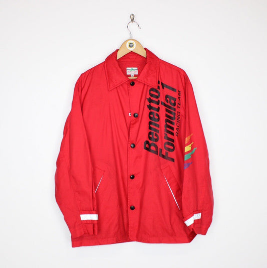 Vintage Benetton Formula 1 Coach Jacket XL