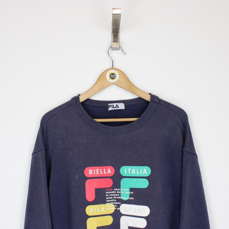 Vintage Fila Sweatshirt Medium