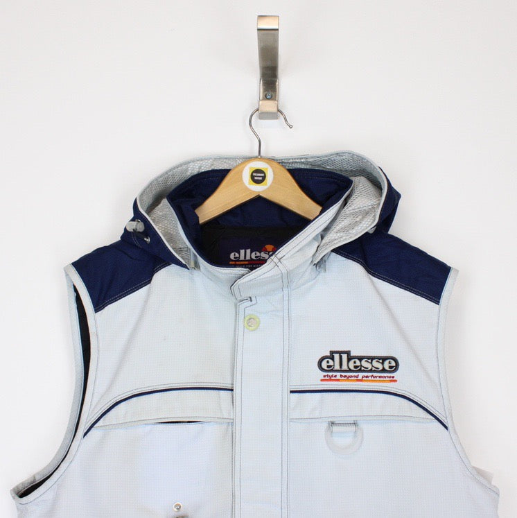 Vintage Ellesse Gilet Jacket Small