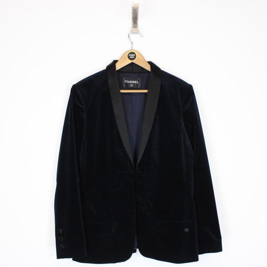 Vintage Chanel Velour Blazer Medium