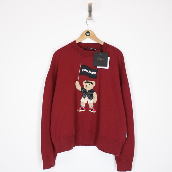 Palm Angels Pirate Teddy Bear Sweatshirt Small