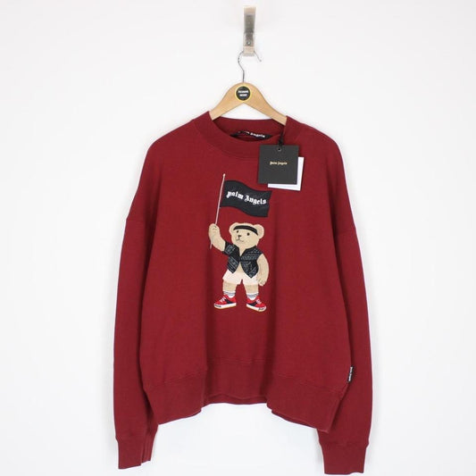 Palm Angels Pirate Teddy Bear Sweatshirt Small