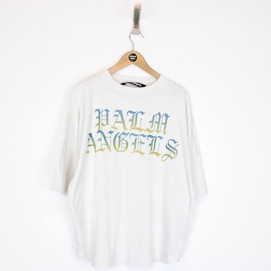 Palm Angels Hue Gothic Logo T-Shirt Smal