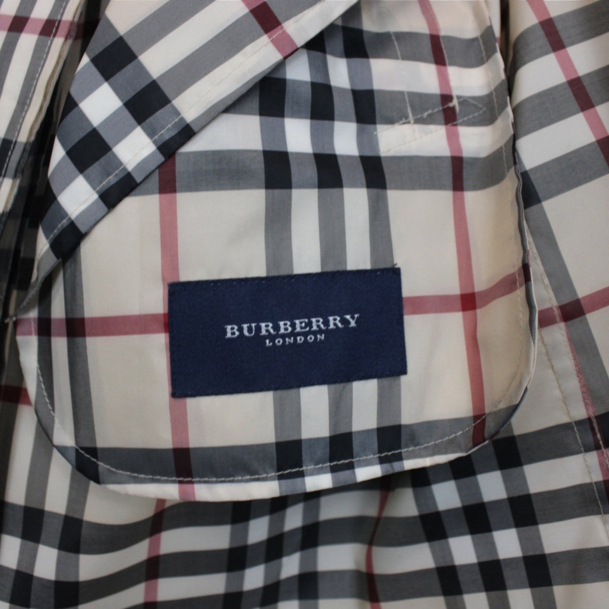 Burberry London Nova Check Trench Coat XL