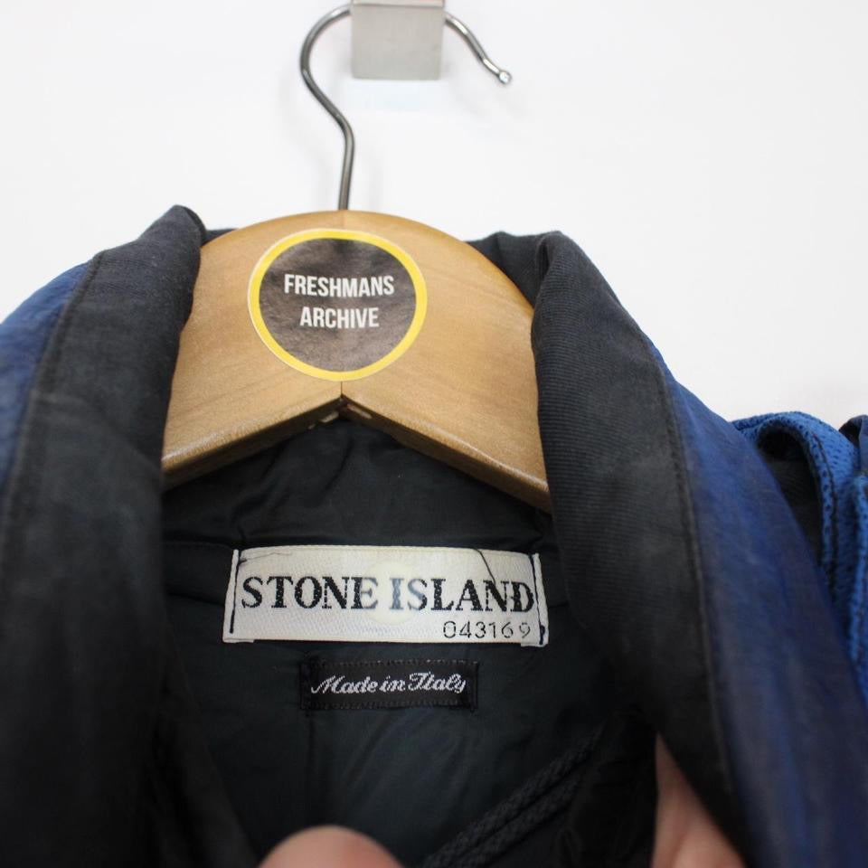 Vintage Stone Island AW 2000 Double Mesh Spalmultra Jacket Large