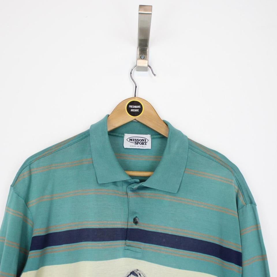 Vintage Missoni Sport Polo Shirt Medium