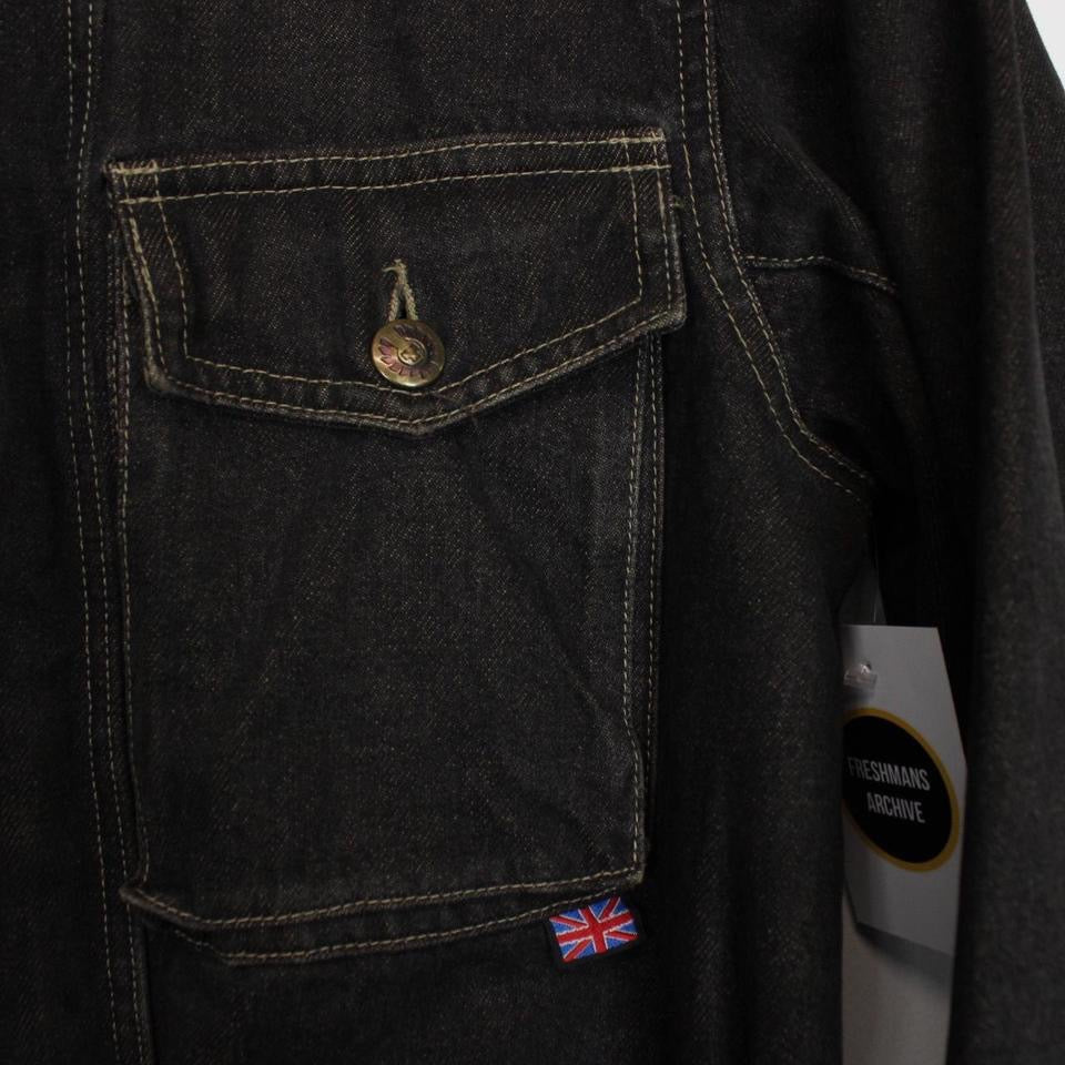 Vintage Belstaff Black Prince Denim Jacket Small