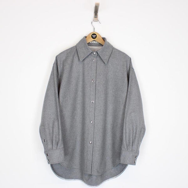 Acne Studios Cashmere Wool Shirt Jacket Small