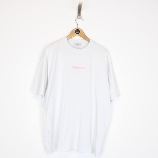 Vetements Limited Edition Logo T-Shirt Small