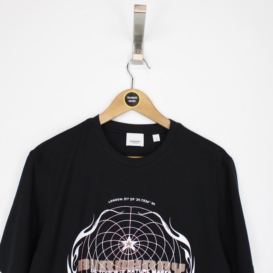 Burberry Globe Logo T-Shirt Small