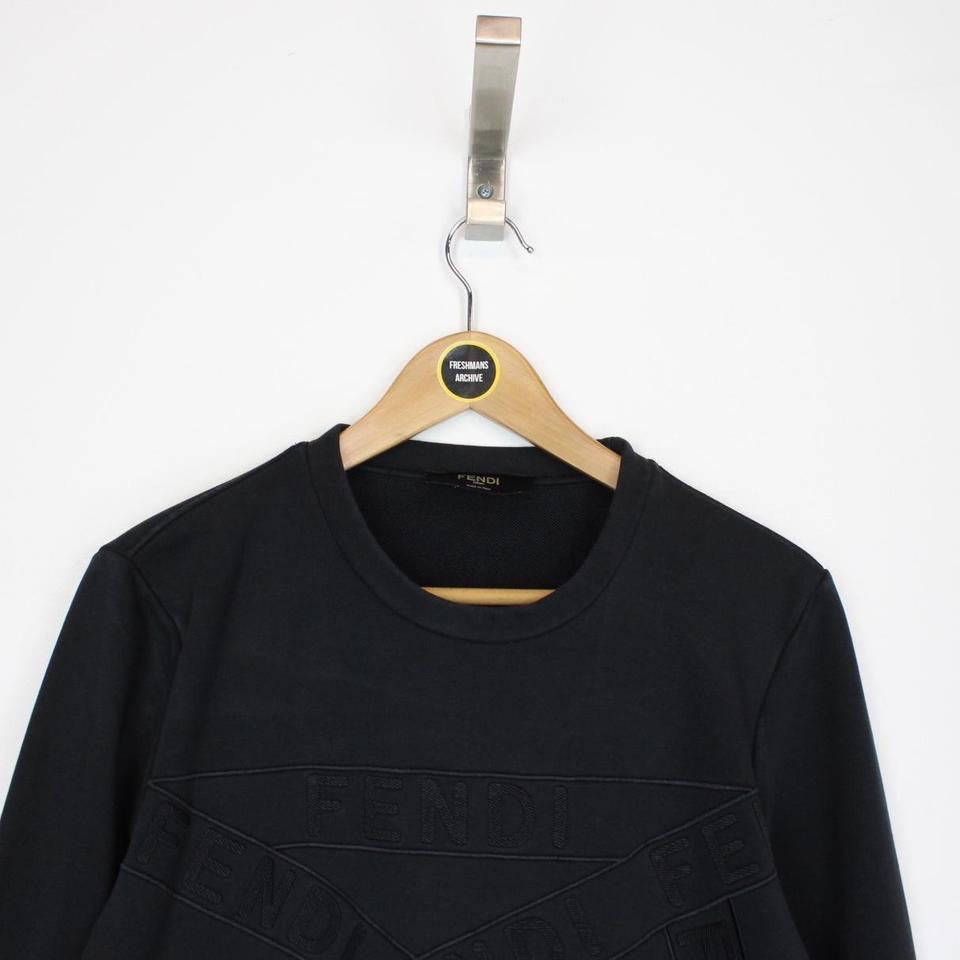 Fendi Logo Tape Sweatshirt XS