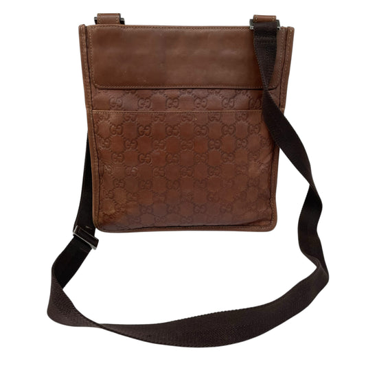 Pre-Loved Gucci GG Guccissima Leather Messenger Bag