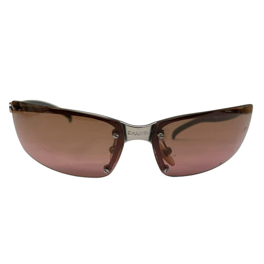 Pre-Loved Chanel 4006 Rimless CC Logo Sunglasses