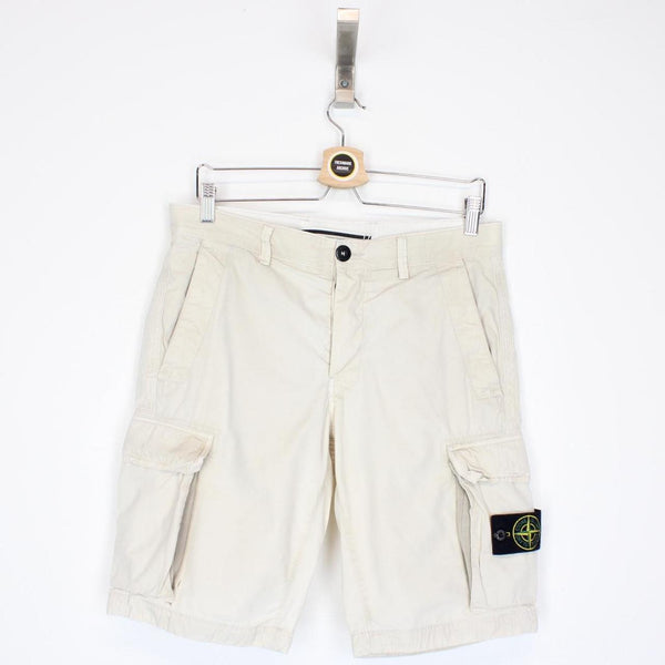 Stone Island SS 2013 Beige Bermuda Cotton Cargo Shorts