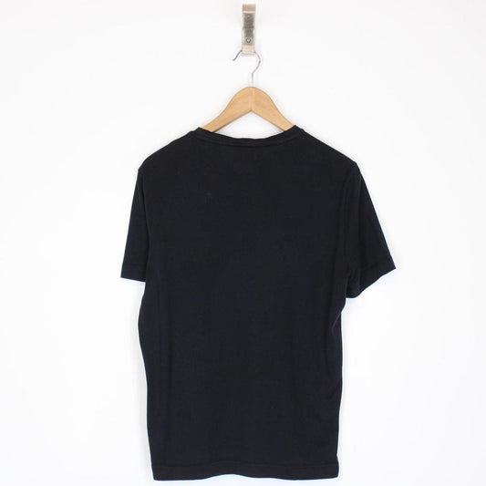 Missoni Black Striped Short Sleeve Cotton T-Shirt