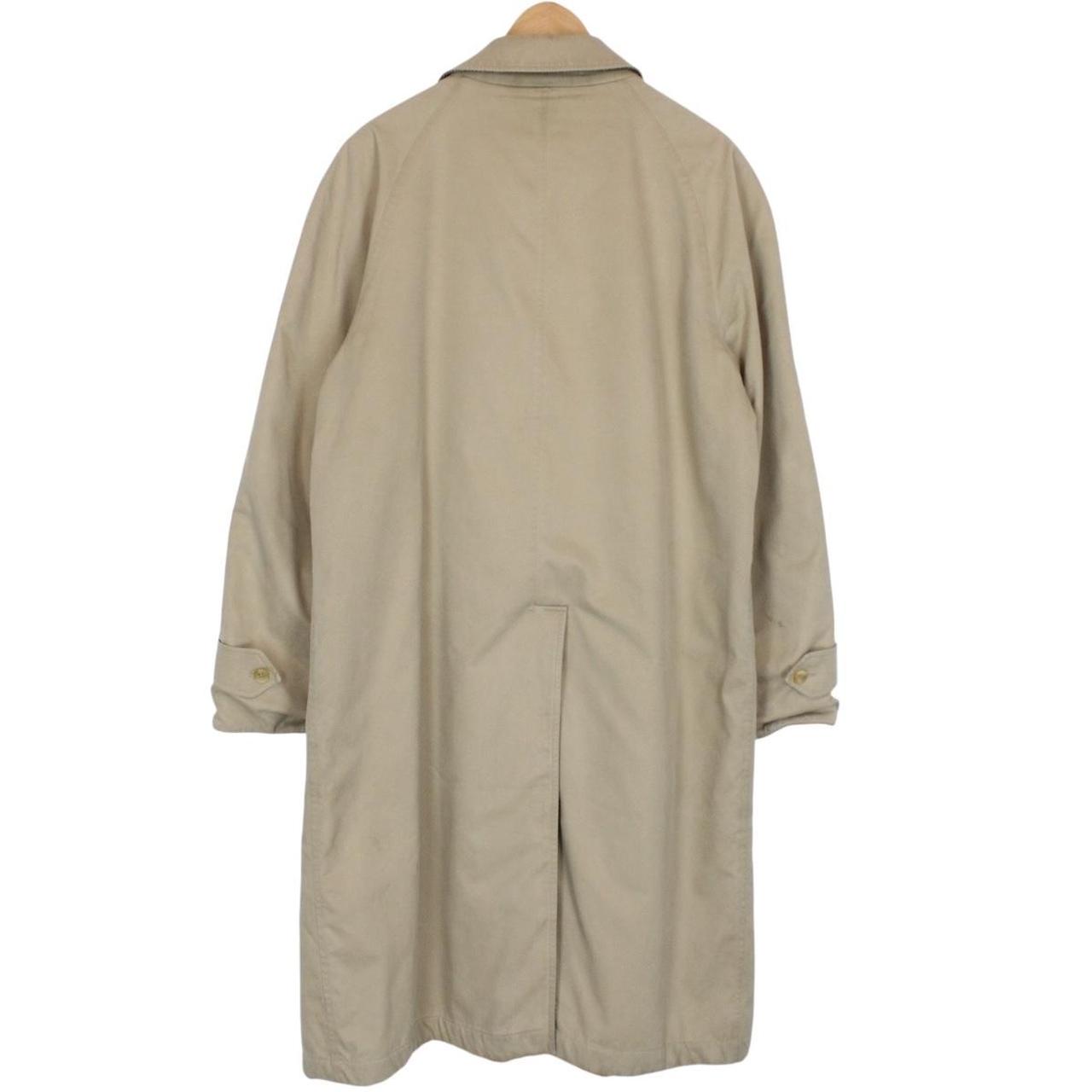 Vintage 90s Burberry Tan and Brown Single Breasted Reversible Trench Coat