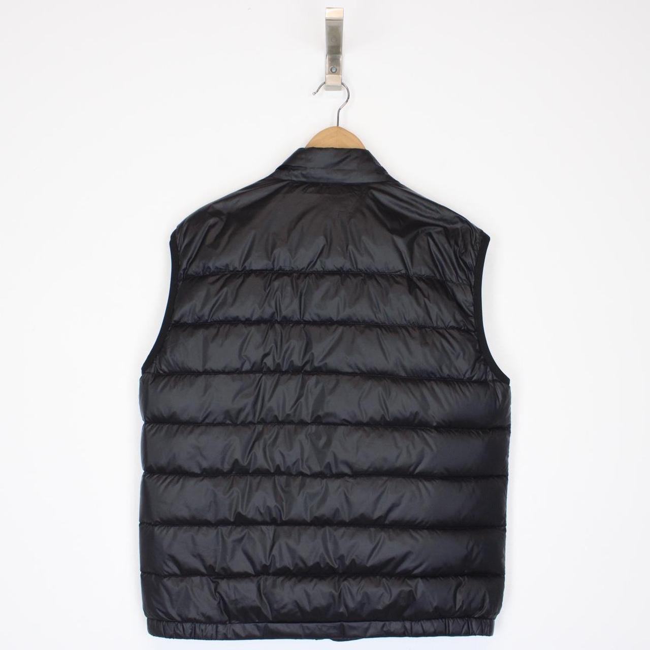Prada Black Full Zip Nylon Down Gilet / Bodywarmer