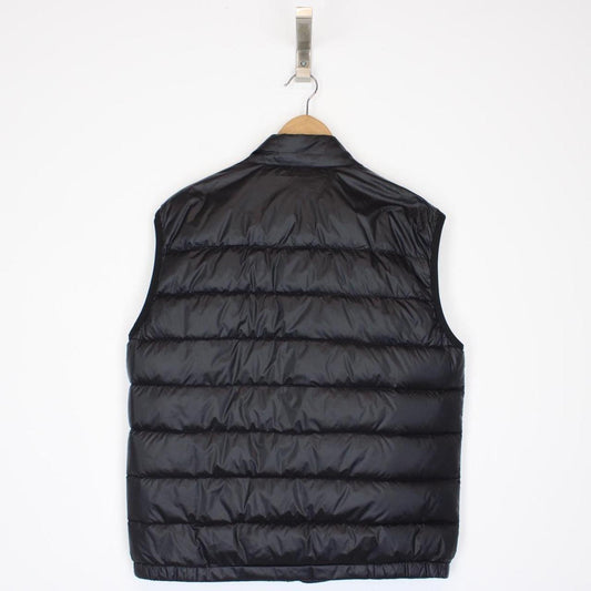 Prada Black Full Zip Nylon Down Gilet / Bodywarmer