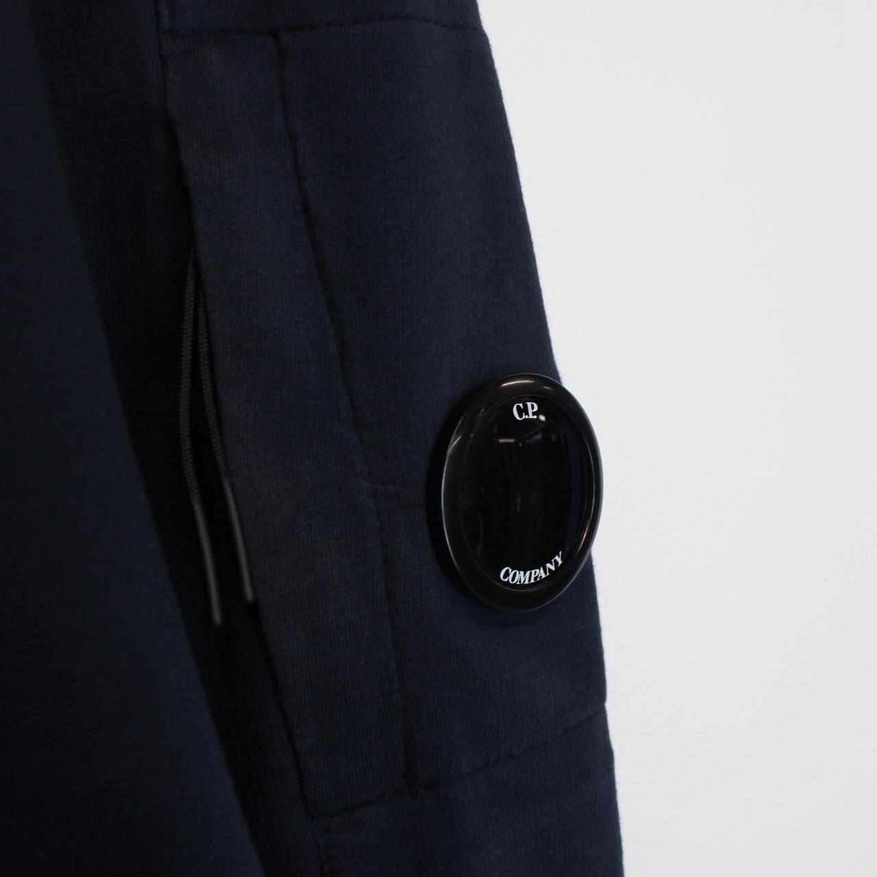 CP Company Navy Blue 1/4 Zip Lens Sweatshirt Jumper