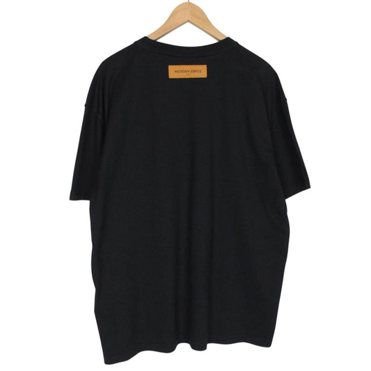 Louis Vuitton LV Concert Print Black and White Short Sleeve Cotton T-Shirt