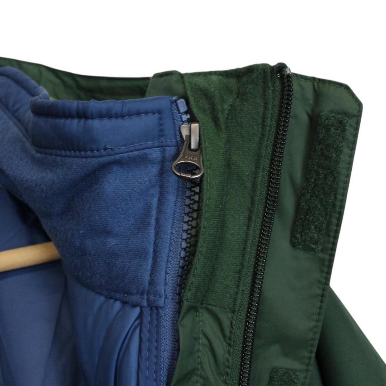 The North Face Modis Triclimate 3-in-1 Green and Blue Full Zip Waterproof Jacket