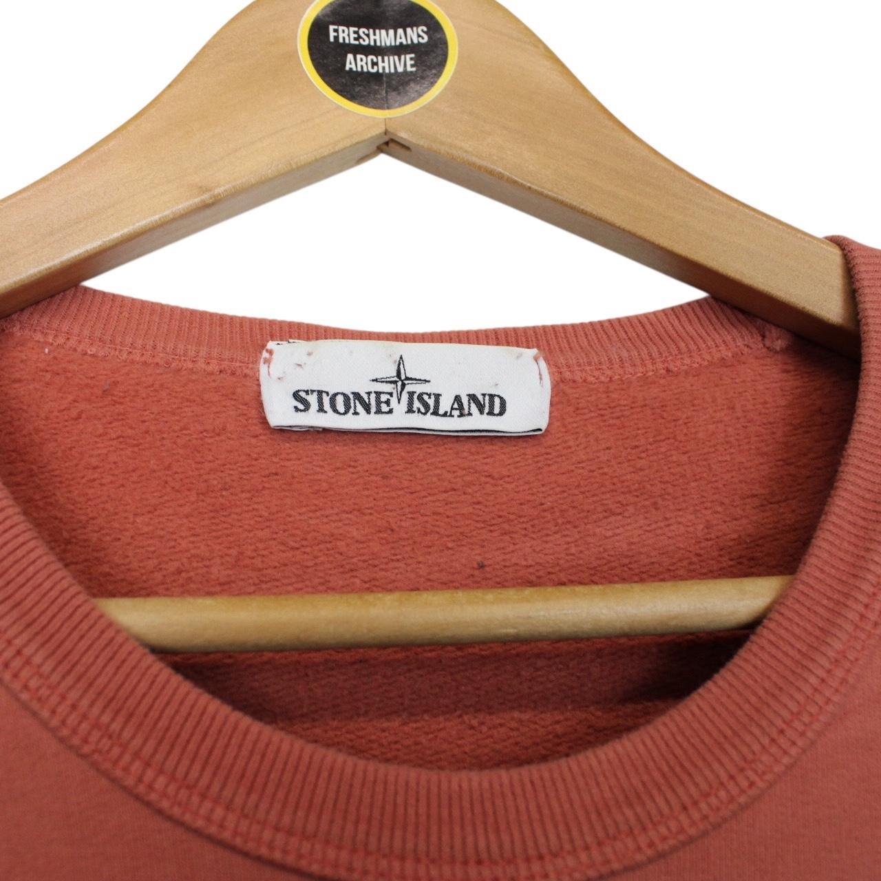 Stone Island AW 2019 Orange Cotton Sweatshirt Jumper