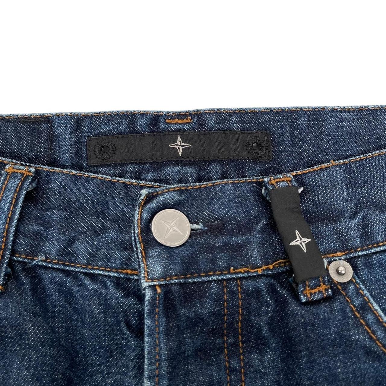 Vintage Stone Island AW 2001 Navy Blue Straight Leg Fit Denim Jeans