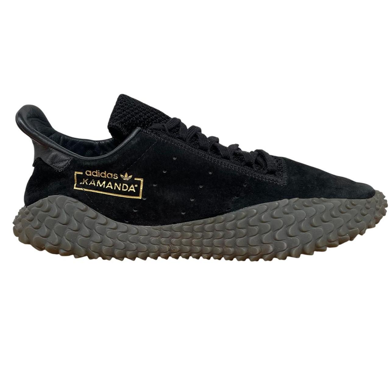 Adidas Black and Grey Kamanda Trainers