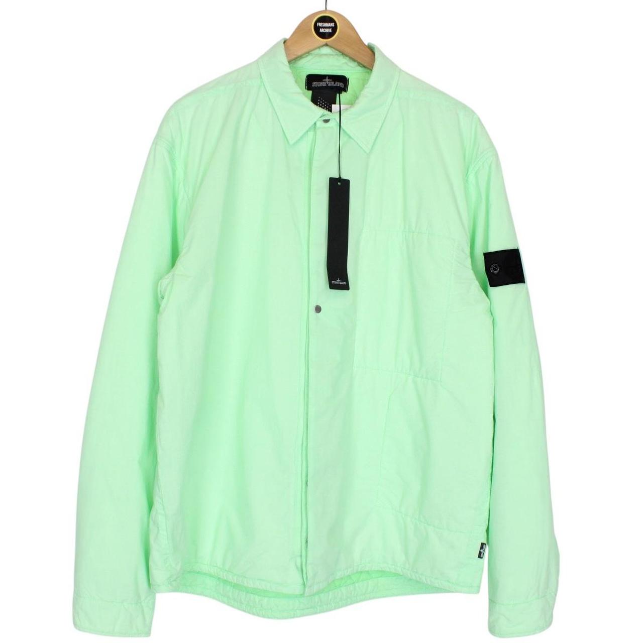 Stone Island Shadow Project SS 2022 Green Padded Overshirt Jacket
