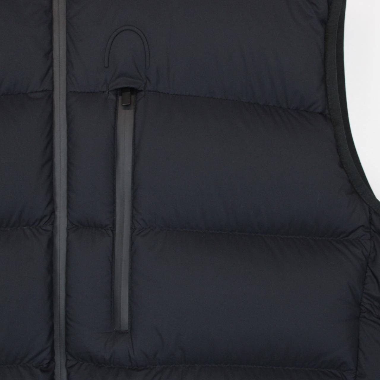 Moncler Tamega Navy Blue Hooded Down Gilet / Bodywarmer