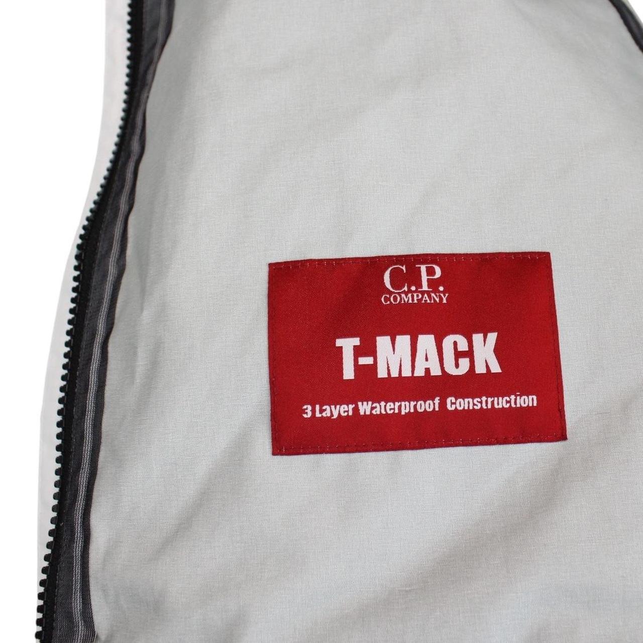CP Company White T-Mack Full Zip Waterproof Lens Jacket