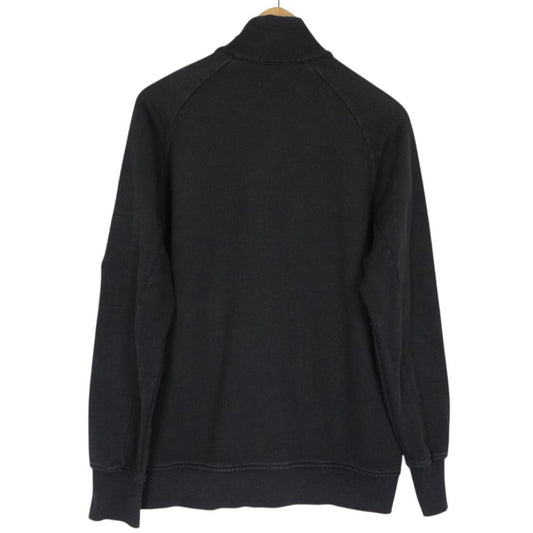 CP Company Black 1/4 Zip Lens Sweatshirt Jumper