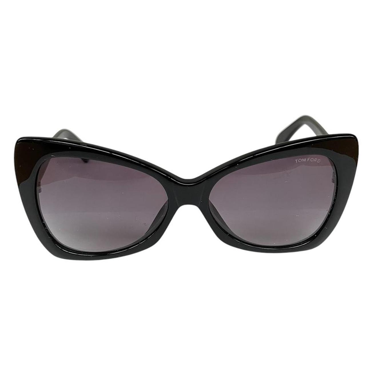 Tom Ford Black TF175 Butterfly Oversized Sunglasses