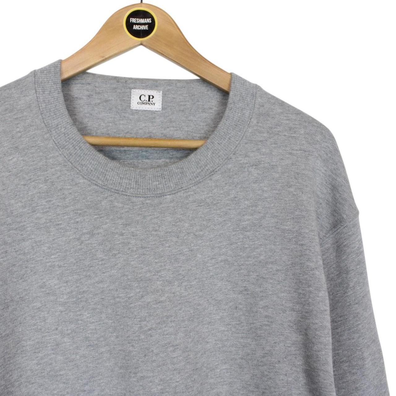 CP Company Grey Goggle Lens Cotton Sweatshirt Jumper