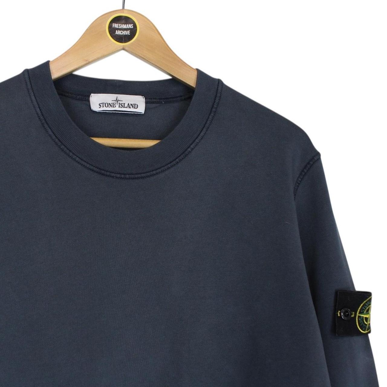 Stone Island AW 2018 Navy Blue Cotton Sweatshirt Jumper