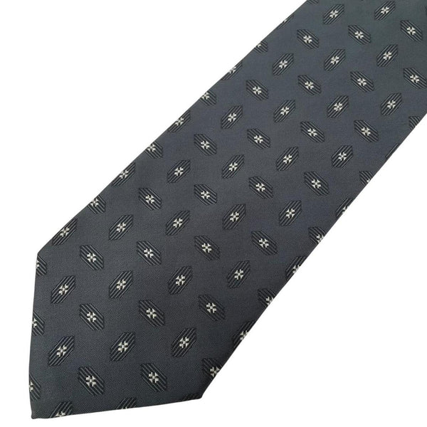 Vintage Hugo Boss Grey Silk Tie