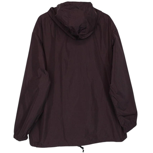 Dries Van Noten x Verner Panton Burgundy Full Zip Windbreaker Jacket