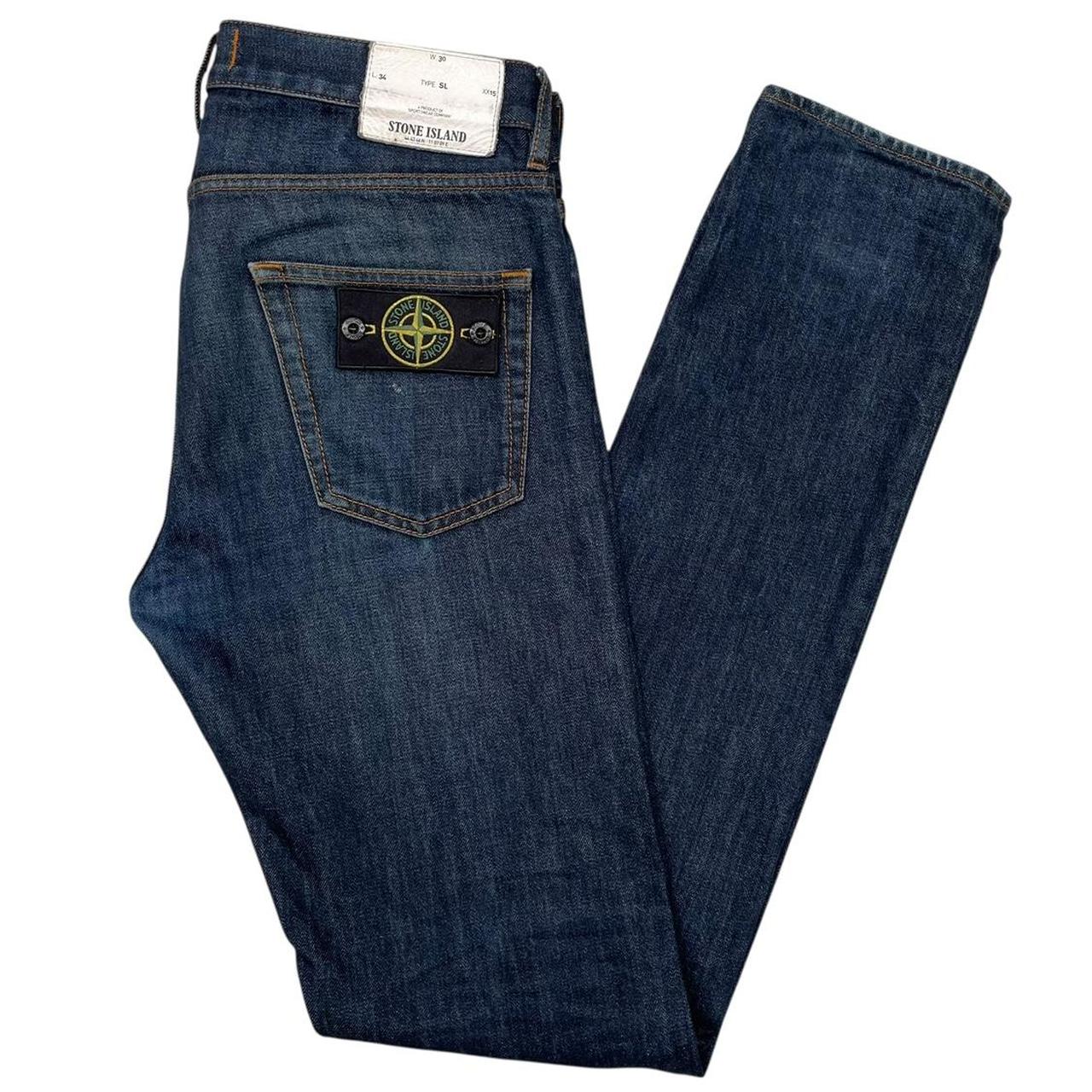 Stone Island AW 2016 Navy Blue Slim Fit Denim Jeans