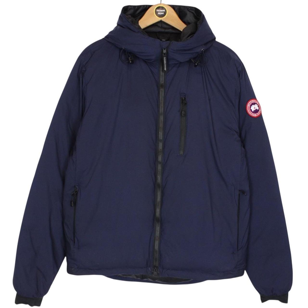 Canada Goose Lodge Hoody Navy Blue Full Zip Down Jacket