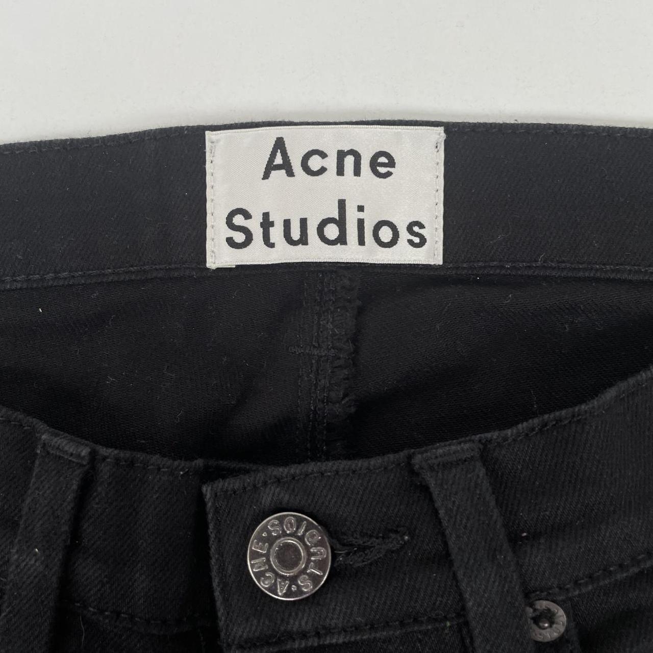 Acne Studios Black Skinny Fit Denim Jeans