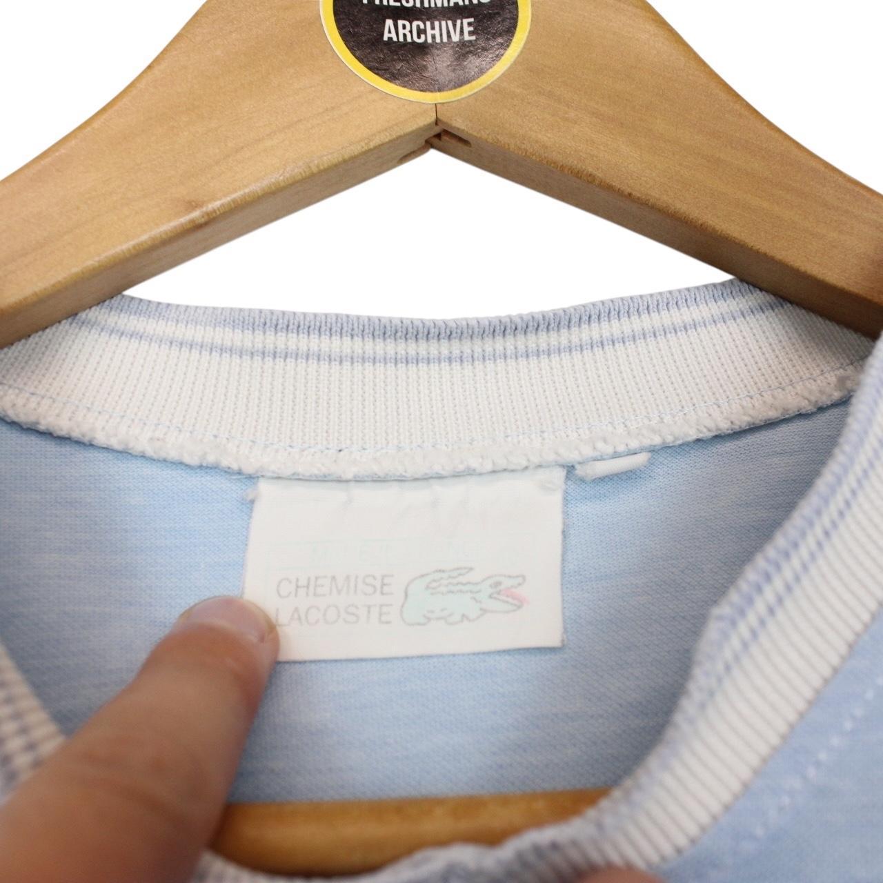 Vintage 80s Lacoste Light Blue Short Sleeve T-Shirt