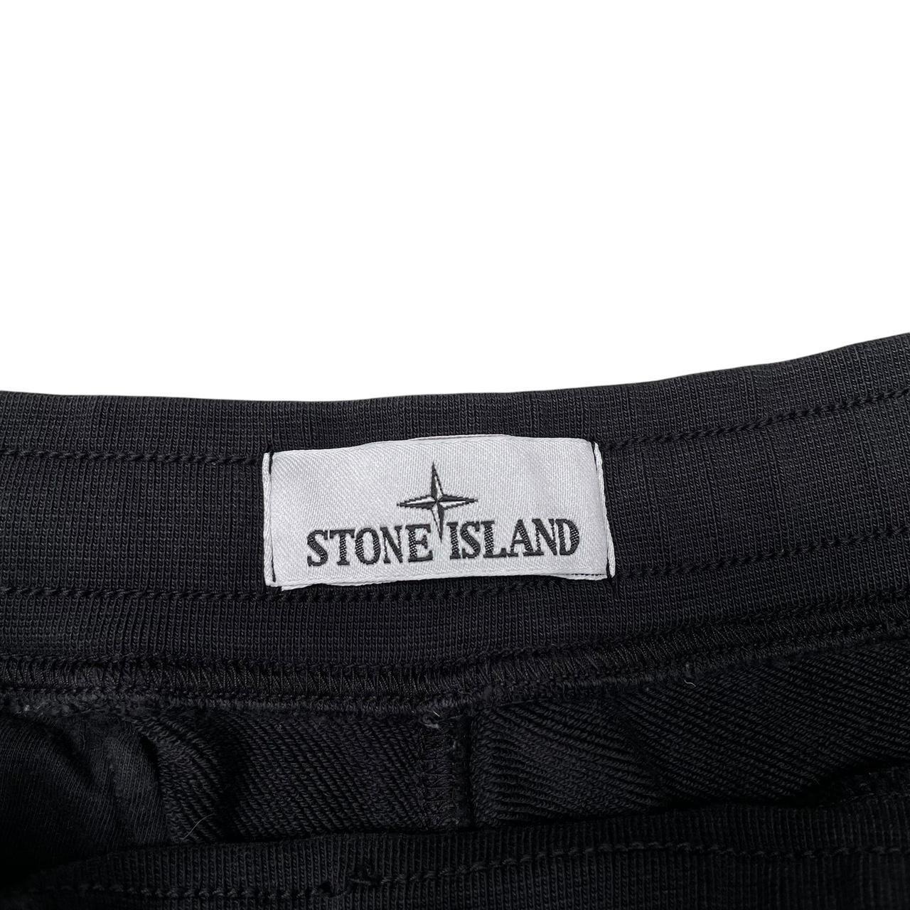 Stone Island AW 2020 Black Cotton Jogger Shorts